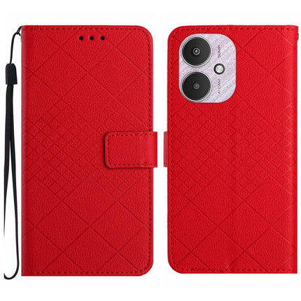 Rhombic Grid Texture Leather Phone Case, For Xiaomi Redmi 13 4G Global / 5G Global, For Xiaomi Redmi A3, For Xiaomi Redmi Note 13 4G Global, For Xiaomi Redmi 13C 5G