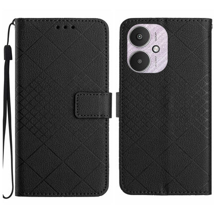 Rhombic Grid Texture Leather Phone Case, For Xiaomi Redmi 13 4G Global / 5G Global, For Xiaomi Redmi A3, For Xiaomi Redmi Note 13 4G Global, For Xiaomi Redmi 13C 5G