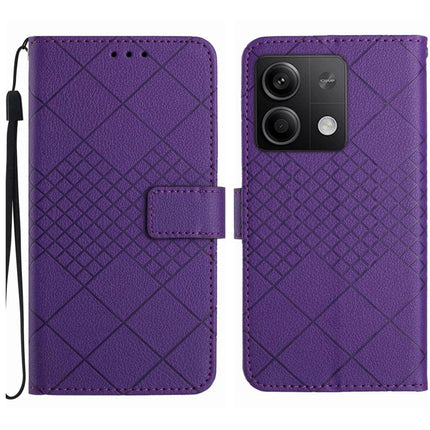 Rhombic Grid Texture Leather Phone Case, For Xiaomi Redmi 13 4G Global / 5G Global, For Xiaomi Redmi A3, For Xiaomi Redmi Note 13 4G Global, For Xiaomi Redmi 13C 5G