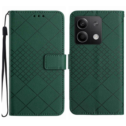 Rhombic Grid Texture Leather Phone Case, For Xiaomi Redmi 13 4G Global / 5G Global, For Xiaomi Redmi A3, For Xiaomi Redmi Note 13 4G Global, For Xiaomi Redmi 13C 5G