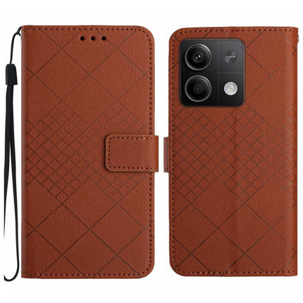 Rhombic Grid Texture Leather Phone Case, For Xiaomi Redmi 13 4G Global / 5G Global, For Xiaomi Redmi A3, For Xiaomi Redmi Note 13 4G Global, For Xiaomi Redmi 13C 5G