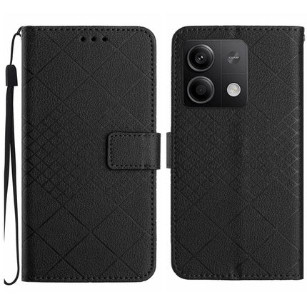 Rhombic Grid Texture Leather Phone Case, For Xiaomi Redmi 13 4G Global / 5G Global, For Xiaomi Redmi A3, For Xiaomi Redmi Note 13 4G Global, For Xiaomi Redmi 13C 5G