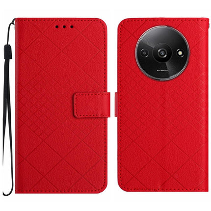 Rhombic Grid Texture Leather Phone Case, For Xiaomi Redmi 13 4G Global / 5G Global, For Xiaomi Redmi A3, For Xiaomi Redmi Note 13 4G Global, For Xiaomi Redmi 13C 5G