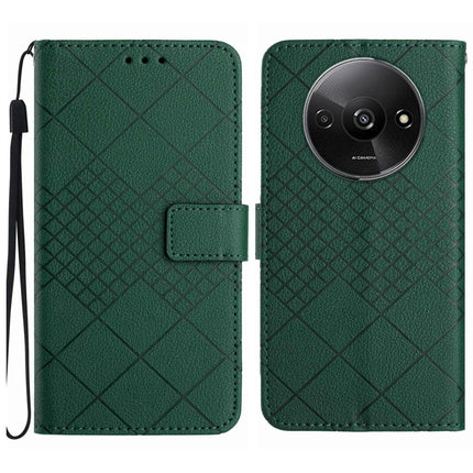 Rhombic Grid Texture Leather Phone Case, For Xiaomi Redmi 13 4G Global / 5G Global, For Xiaomi Redmi A3, For Xiaomi Redmi Note 13 4G Global, For Xiaomi Redmi 13C 5G