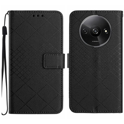 Rhombic Grid Texture Leather Phone Case, For Xiaomi Redmi 13 4G Global / 5G Global, For Xiaomi Redmi A3, For Xiaomi Redmi Note 13 4G Global, For Xiaomi Redmi 13C 5G