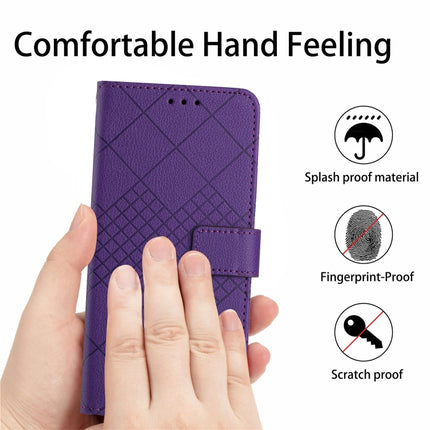 Rhombic Grid Texture Leather Phone Case, For Xiaomi Redmi 13 4G Global / 5G Global, For Xiaomi Redmi A3, For Xiaomi Redmi Note 13 4G Global, For Xiaomi Redmi 13C 5G