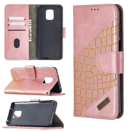 Matching Color Crocodile Texture Horizontal Flip PU Leather Case with Wallet & Holder & Card Slots, For Xiaomi Redmi Note 7, For Xiaomi Redmi Note 9 Pro