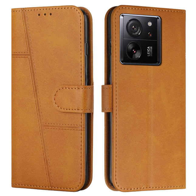 Stitching Calf Texture Buckle Leather Phone Case, For Xiaomi 13T / Xiaomi 13T Pro, For Xiaomi 14 pro, For Xiaomi 14, For Xiaomi Redmi Note 13