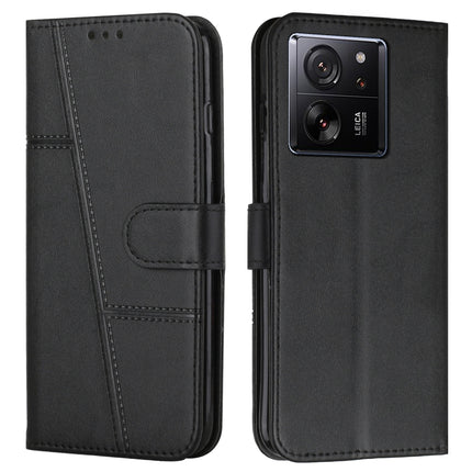 Stitching Calf Texture Buckle Leather Phone Case, For Xiaomi 14 pro, For Xiaomi 13T / Xiaomi 13T Pro, For Xiaomi 14, For Xiaomi Redmi Note 13