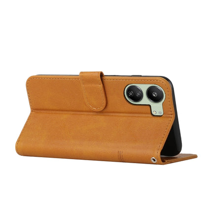 Stitching Calf Texture Buckle Leather Phone Case, For Xiaomi Redmi 13C, For Xiaomi Redmi Note 13 pro+, For Xiaomi Redmi Note 13 pro