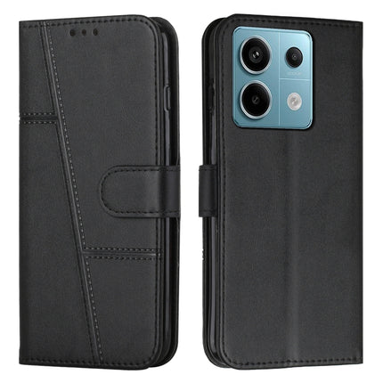 Stitching Calf Texture Buckle Leather Phone Case, For Xiaomi Redmi 13C, For Xiaomi Redmi Note 13 pro+, For Xiaomi Redmi Note 13 pro