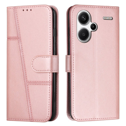 Stitching Calf Texture Buckle Leather Phone Case, For Xiaomi Redmi 13C, For Xiaomi Redmi Note 13 pro+, For Xiaomi Redmi Note 13 pro