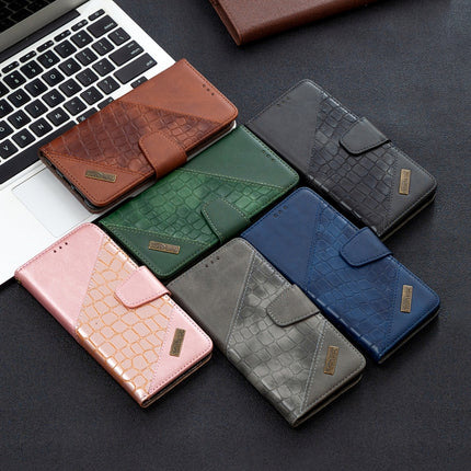Matching Color Crocodile Texture Horizontal Flip PU Leather Case with Wallet & Holder & Card Slots, For Samsung Galaxy S10 Plus