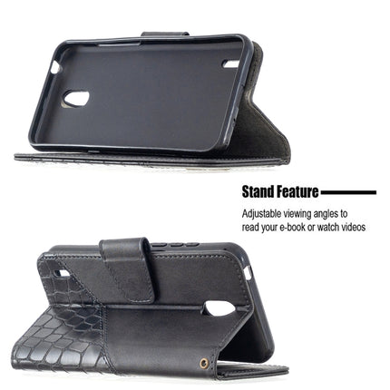 Matching Color Crocodile Texture Horizontal Flip PU Leather Case with Wallet & Holder & Card Slots, For Nokia 1.3, For Sony Xperia L4
