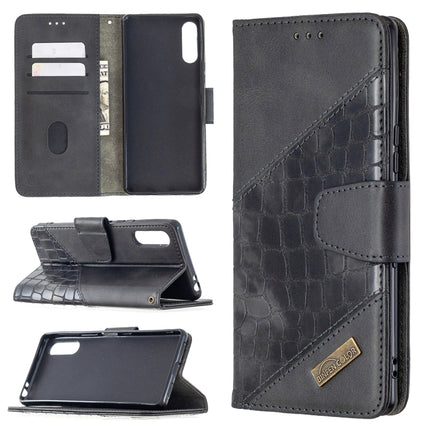 Matching Color Crocodile Texture Horizontal Flip PU Leather Case with Wallet & Holder & Card Slots, For Nokia 1.3, For Sony Xperia L4