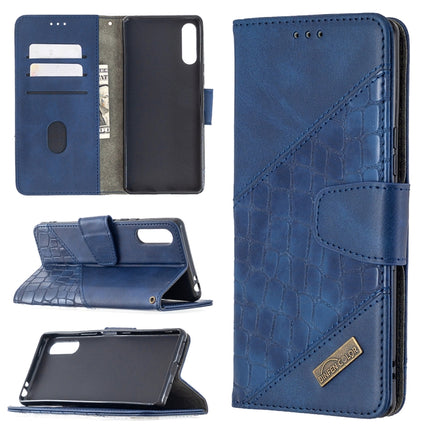 Matching Color Crocodile Texture Horizontal Flip PU Leather Case with Wallet & Holder & Card Slots, For Nokia 1.3, For Sony Xperia L4