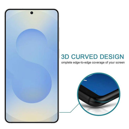 25pcs Full Cover Anti-peeping Tempered Glass Film,  Support Fingerprint Unlocking, For Samsung Galaxy S26+ 5G, For Samsung Galaxy S26 Ultra 5G, For Samsung Galaxy S26 5G, For Samsung Galaxy S25 Edge 5G, For Samsung Galaxy S25 5G                        ...