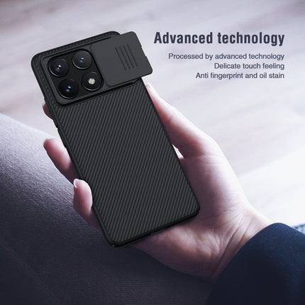 NILLKIN Black Mirror Series Camshield PC Phone Case, For Xiaomi Redmi K70E / Poco X6 Pro 5G, For Xiaomi Redmi Note 13 5G