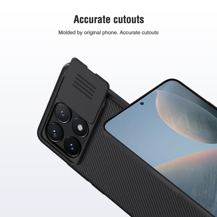 NILLKIN Black Mirror Series Camshield PC Phone Case, For Xiaomi Redmi K70E / Poco X6 Pro 5G, For Xiaomi Redmi Note 13 5G
