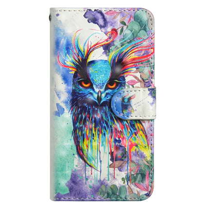 3D Painting Pattern Horizontal Flip TPU + PU Leather Case with Holder & Card Slots & Wallet, For Samsung Galaxy A21s, For Samsung Galaxy A30s