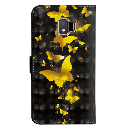 3D Painting Pattern Horizontal Flip TPU + PU Leather Case with Holder & Card Slots & Wallet, For Samsung Galaxy J2 Core (2020), For Samsung Galaxy M11