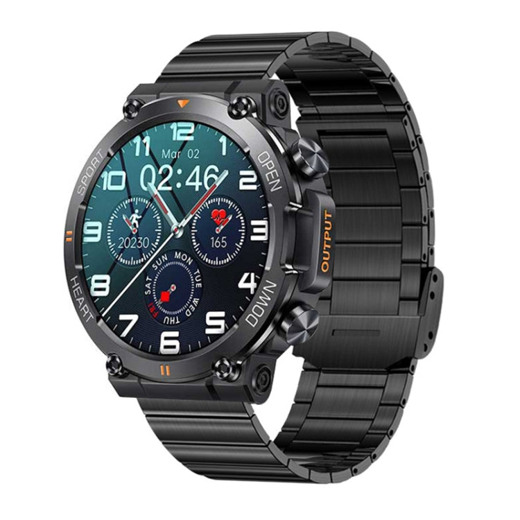 K56 Pro 1.39 inch Smart Steel Strap Wristband Support Heart Rate Monitoring / Blood Pressure Monitoring