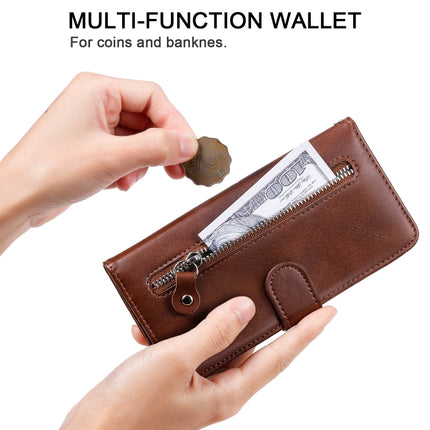 Fashion Calf Texture Zipper Horizontal Flip Leather Case with Stand & Card Slots & Wallet Function, For Xiaomi Mi Note 10 Lite, For Xiaomi Redmi Note 9 / 10X 5G
