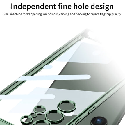 GKK Plating Transparent TPU Phone Case, Without pen, For Samsung Galaxy S24 Ultra, For Samsung Galaxy S24