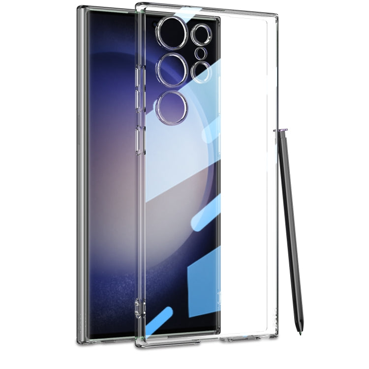 GKK Plating Transparent TPU Phone Case, Without pen, For Samsung Galaxy S24 Ultra, For Samsung Galaxy S24
