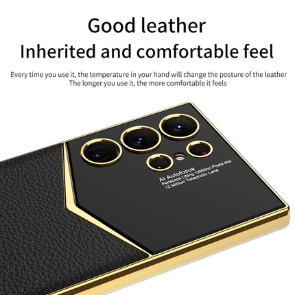 GKK Plating Soft TPU + Leather Full Coverage Phone Case without Pen, For Samsung Galaxy S24 Ultra 5G, For Samsung Galaxy S24+ 5G, For Samsung Galaxy S24 5G