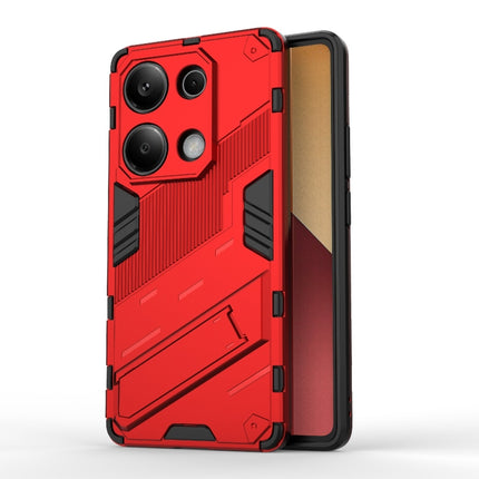 Punk Armor 2 in 1 PC + TPU Phone Case with Holder, For Xiaomi Redmi Turbo 3 5G, For Xiaomi Redmi A3 4G Global, For Xiaomi Redmi Note 13 Pro 4G Global