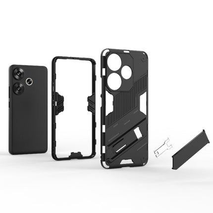 Punk Armor 2 in 1 PC + TPU Phone Case with Holder, For Xiaomi Redmi Turbo 3 5G, For Xiaomi Redmi A3 4G Global, For Xiaomi Redmi Note 13 Pro 4G Global