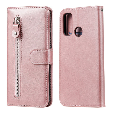 Fashion Calf Texture Zipper Horizontal Flip Leather Case with Stand & Card Slots & Wallet Function, For Huawei P smart 2020, For Huawei P40 Lite (5G) / Nova 7 SE, For Huawei Y5p, For Huawei Y6p