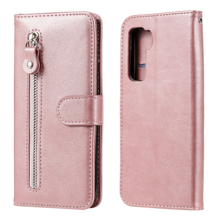 Fashion Calf Texture Zipper Horizontal Flip Leather Case with Stand & Card Slots & Wallet Function, For Huawei P smart 2020, For Huawei P40 Lite (5G) / Nova 7 SE, For Huawei Y5p, For Huawei Y6p