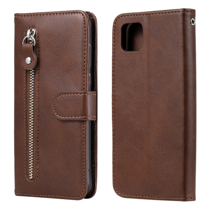 Fashion Calf Texture Zipper Horizontal Flip Leather Case with Stand & Card Slots & Wallet Function, For Huawei P smart 2020, For Huawei P40 Lite (5G) / Nova 7 SE, For Huawei Y5p, For Huawei Y6p