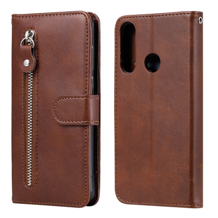 Fashion Calf Texture Zipper Horizontal Flip Leather Case with Stand & Card Slots & Wallet Function, For Huawei P smart 2020, For Huawei P40 Lite (5G) / Nova 7 SE, For Huawei Y5p, For Huawei Y6p