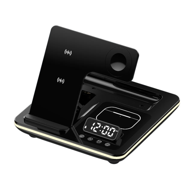 A93 15W 5 in 1 Multifunctional Foldable Wireless Charger Desktop Phone Stand