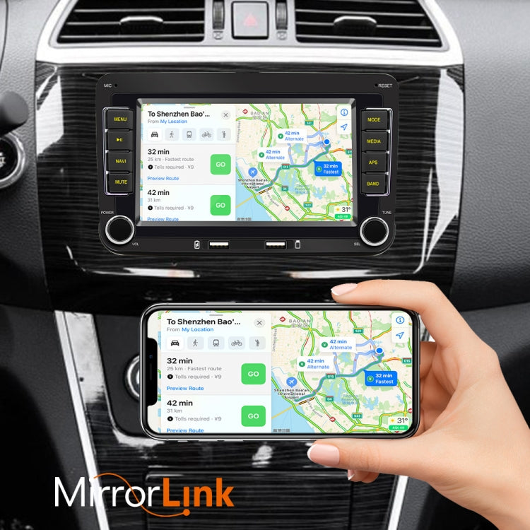 S9070 For Volkswagen 7 inch Portable Car MP5 Player Support CarPlay / Android Auto