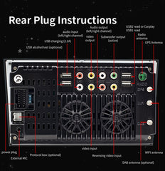 S-OB7A 7 inch Portable Car MP5 Player Built-in DAB Function Support CarPlay / Android Auto for OPEL