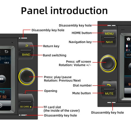 For Ford Transit 7 inch Android Navigation Machine Supports WiFi / GPS / RDS