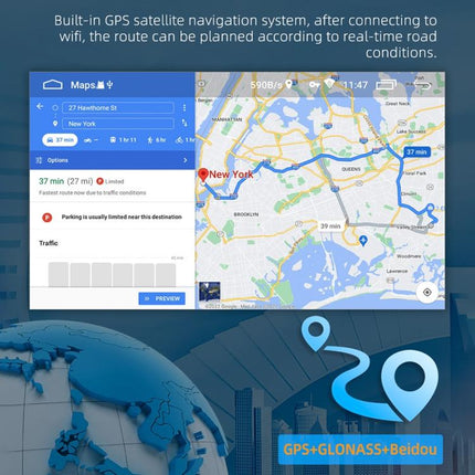 For Ford Transit 7 inch Android Navigation Machine Supports WiFi / GPS / RDS