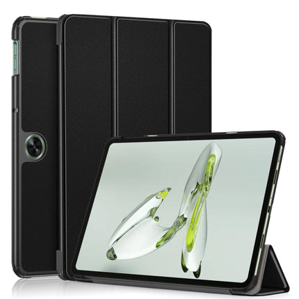 Custer Solid Color 3-fold Holder Smart Leather Tablet Case, For OnePlus Pad Go / OPPO Pad Air2 / Neo, For OnePlus Pad Pro / Pad 2