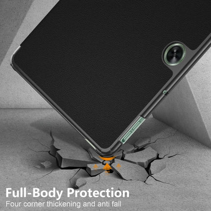 Custer Solid Color 3-fold Holder Smart Leather Tablet Case, For OnePlus Pad Go / OPPO Pad Air2 / Neo, For OnePlus Pad Pro / Pad 2