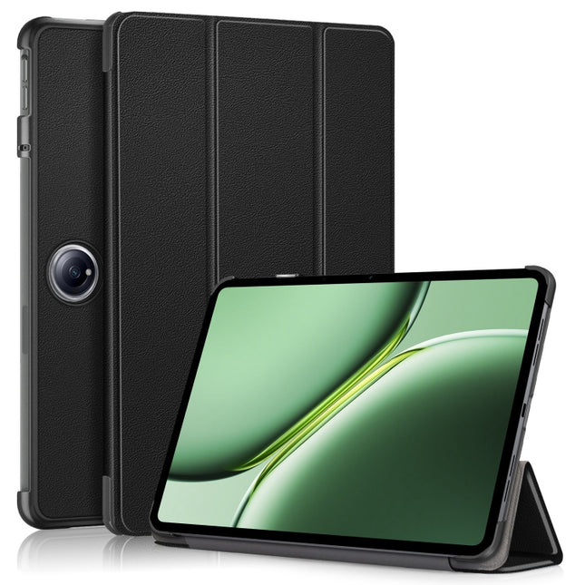 Custer Solid Color 3-fold Holder Smart Leather Tablet Case, For OnePlus Pad Go / OPPO Pad Air2 / Neo, For OnePlus Pad Pro / Pad 2