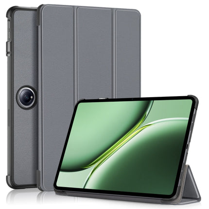 Custer Solid Color 3-fold Holder Smart Leather Tablet Case, For OnePlus Pad Go / OPPO Pad Air2 / Neo, For OnePlus Pad Pro / Pad 2
