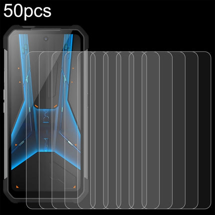 50pcs 0.26mm 9H 2.5D Tempered Glass Film, For Unihertz Titan 2, For Unihertz 8849 Tank 4 Pro / 8849 Tank 4, For Unihertz 8849 Tank 2 Pro, For Unihertz 8849 Tank 3S, For Unihertz Tank 3 Pro 8849, For Unihertz 8849 Tank 3