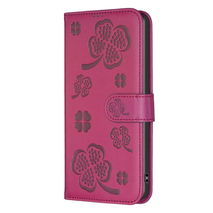 Four-leaf Embossed Leather Phone Case, For Honor X8b, For Honor X9b/Magic6 Lite 5G, For Honor X7b, For Honor X6a