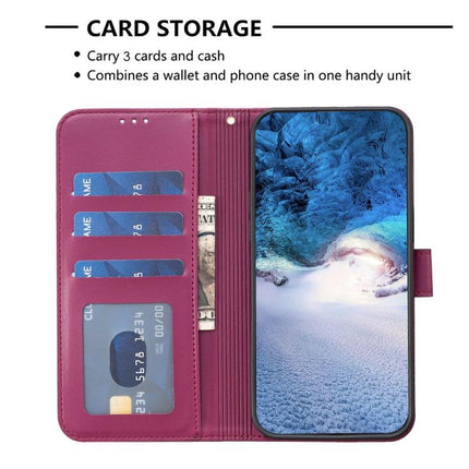 Four-leaf Embossed Leather Phone Case, For Honor 600 Global, For Honor X8c 4G, For Honor X6b, For Honor 200 Lite Global