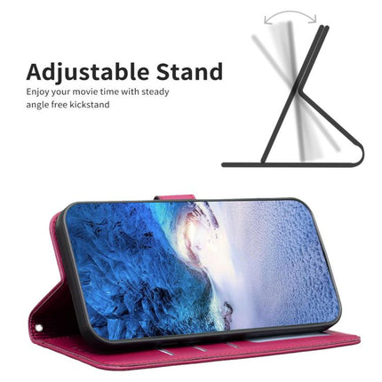Four-leaf Embossed Leather Phone Case, For Honor 600 Global, For Honor X8c 4G, For Honor X6b, For Honor 200 Lite Global