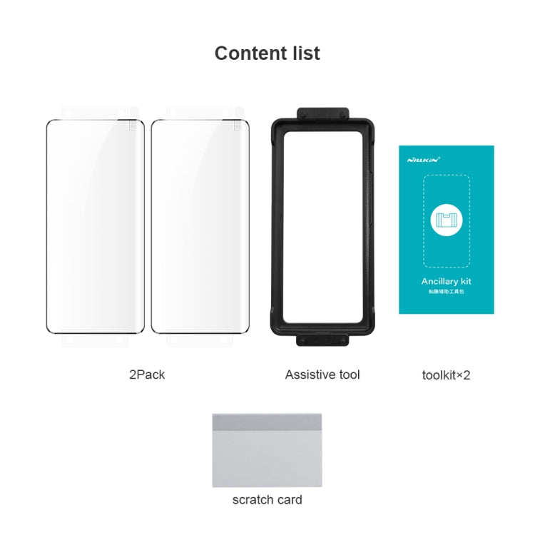 NILLKIN Impact Resistant Curved Surface Film, For OnePlus 12, For OnePlus Ace 2 Pro